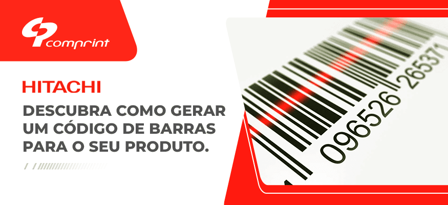 Impressora industrial imprimindo código de barras em etiqueta