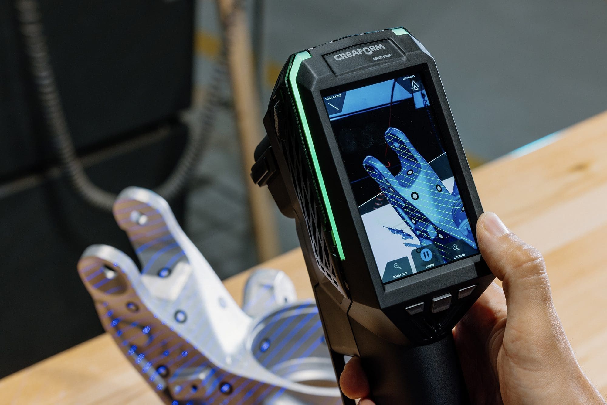 HandySCAN EVO_Scanning casting_Laser lines screen-3-LR